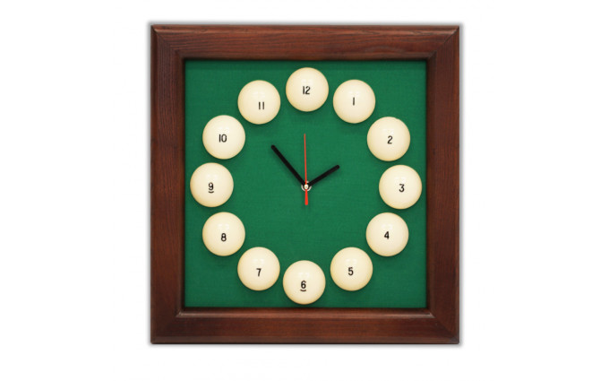 Часы Квадрат пирамида ясень/сукно* (№ 1) Часы Квадрат пирамида ясень/сукно* (№ 1)